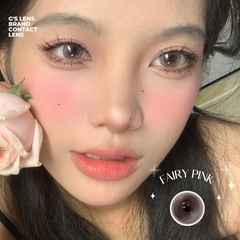 Kính áp tròng 6 tháng FAIRY PINK màu hồng ngọc sáng tây giãn tròng vừa GTRENDY - MC38