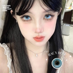 Kính áp tròng 6 tháng RACY BLUE màu xanh sáng tây giãn tròng nhỏ GTRENDY - MC38
