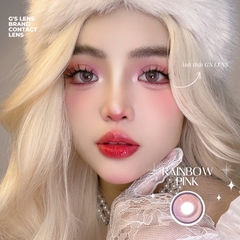 Kính áp tròng 6 tháng RAINBOW PINK màu hồng sáng tây giãn tròng nhỏ GTRENDY - MC38