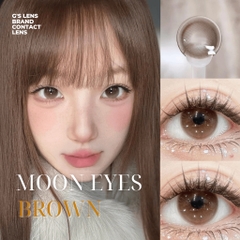 Kính áp tròng 6 tháng MOON EYES BROWN tự nhiên giãn tròng nhỏ BABIEE - BABIEE
