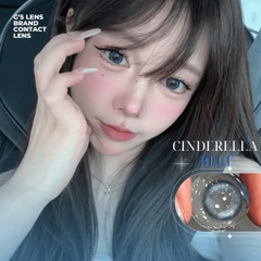 Kính áp tròng 6 tháng CINDERELLA BLUE màu xanh dương tự nhiên giãn tròng nhỏ GTRENDY - MC38