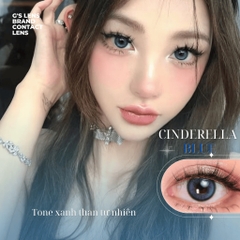 Kính áp tròng 6 tháng CINDERELLA BLUE màu xanh dương tự nhiên giãn tròng nhỏ GTRENDY - MC38