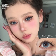 Kính áp tròng 6 tháng FAIRY BLUE màu xanh dương sáng tây giãn tròng vừa GTRENDY - MC38