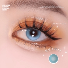 Kính áp tròng 6 tháng RACY BLUE màu xanh sáng tây giãn tròng nhỏ GTRENDY - MC38