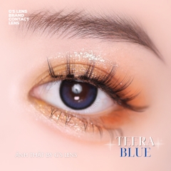 Kính áp tròng 6 tháng TEERA BLUE màu xanh dương tự nhiên giãn tròng nhỏ GTRENDY - MC38
