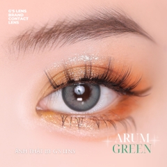 Kính áp tròng 6 tháng ARUM GREEN màu xanh lá tây sáng giãn tròng vừa GTRENDY - MC40