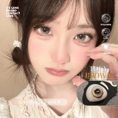 Kính áp tròng 6 tháng TOKY BROWN màu nâu tự nhiên giãn tròng nhỏ GTRENDY - MCK1