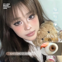 Kính áp tròng 6 tháng TOKY BROWN màu nâu tự nhiên giãn tròng nhỏ GTRENDY - MCK1