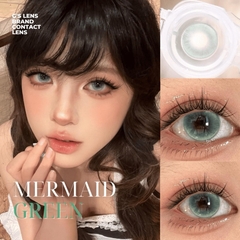 Kính áp tròng 6 tháng ARIEL MERMAID GREEN màu xanh lá sáng tây giãn tròng vừa GTRENDY - MC38