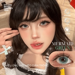 Kính áp tròng 6 tháng ARIEL MERMAID GREEN màu xanh lá sáng tây giãn tròng vừa GTRENDY - MC38