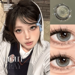 Kính áp tròng 6 tháng LIGHT GRAY màu xám sáng tây giãn tròng nhỏ GTRENDY - MC38