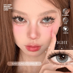Kính áp tròng 6 tháng LIGHT GRAY màu xám sáng tây giãn tròng nhỏ GTRENDY - MC38