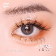 Kính áp tròng 6 tháng SN0020 GRAY màu xám sáng tây giãn tròng nhỏ GTRENDY - MC38