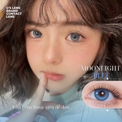 Kính áp tròng 6 tháng MOONLIGHT BLUE màu xanh sáng tây giãn tròng nhỏ GTRENDY - MC38