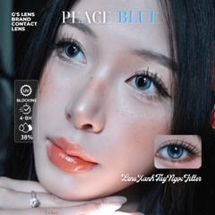 Kính áp tròng 6 tháng PEACE BLUE màu xanh sáng tây giãn tròng nhỏ GTRENDY - MCK1