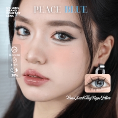 Kính áp tròng 6 tháng PEACE BLUE màu xanh sáng tây giãn tròng nhỏ GTRENDY - MCK1