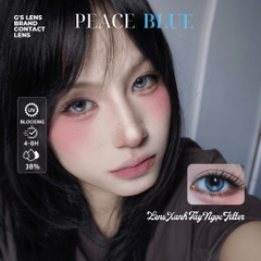 Kính áp tròng 6 tháng PEACE BLUE màu xanh sáng tây giãn tròng nhỏ GTRENDY - MCK1