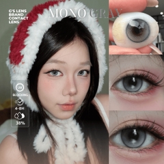 Kính áp tròng 6 tháng MONO GRAY màu xám sáng tây giãn tròng nhỏ GTRENDY - MC38