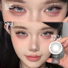 Kính áp tròng 6 tháng RACY GRAY màu xám sáng tây giãn tròng nhỏ GTRENDY - MC38