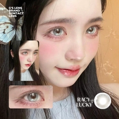 Kính áp tròng 6 tháng RACY GRAY màu xám sáng tây giãn tròng nhỏ GTRENDY - MC38