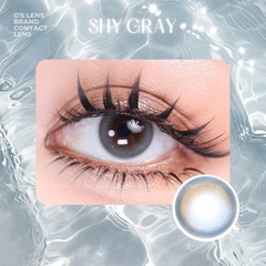 Kính áp tròng 6 tháng SHY GRAY màu xám sáng tây giãn tròng nhỏ