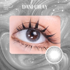 Kính áp tròng 6 tháng DANI GRAY màu xám tự nhiên giãn tròng nhỏ GTRENDY - MC38