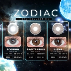 Kính áp tròng 1 ngày LIBRA màu nâu tự nhiên giãn tròng nhỏ ANGEL EYES