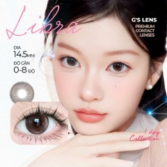 Kính áp tròng 1 ngày LIBRA màu nâu tự nhiên giãn tròng nhỏ ANGEL EYES
