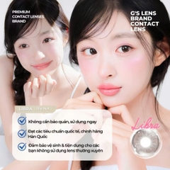 Kính áp tròng 1 ngày LIBRA màu nâu tự nhiên giãn tròng nhỏ ANGEL EYES
