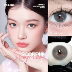 Kính áp tròng 1 ngày SCORPIO màu xám sáng tây giãn tròng nhỏ ANGEL EYES