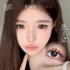 Kính áp tròng 6 tháng BABY CHOCO màu choco tự nhiên giãn tròng to GTRENDY - MC38