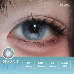Kính áp tròng 6 tháng SEA SALT BLUE màu xanh sáng tây giãn tròng nhỏ GTRENDY - MCK1