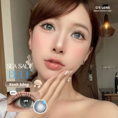 Kính áp tròng 6 tháng SEA SALT BLUE màu xanh sáng tây giãn tròng nhỏ GTRENDY - MCK1