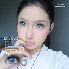 Kính áp tròng 6 tháng SEA SALT BLUE màu xanh sáng tây giãn tròng nhỏ GTRENDY - MCK1