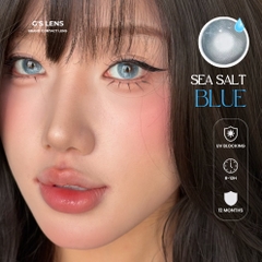 Kính áp tròng 6 tháng SEA SALT BLUE màu xanh sáng tây giãn tròng nhỏ GTRENDY - MCK1