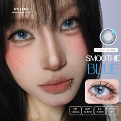 Kính áp tròng 6 tháng SMOOTHIE BLUE màu xanh sáng tây giãn tròng nhỏ GTRENDY - MCK1