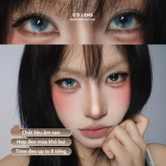 Kính áp tròng 6 tháng SMOOTHIE BLUE màu xanh sáng tây giãn tròng nhỏ GTRENDY - MCK1