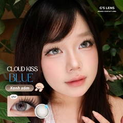 Kính áp tròng 6 tháng CLOUD KISS BLUE màu xanh dương sáng tây giãn tròng nhỏ GTRENDY - MCK1