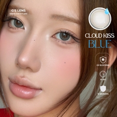Kính áp tròng 6 tháng CLOUD KISS BLUE màu xanh dương sáng tây giãn tròng nhỏ GTRENDY - MCK1