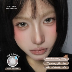 Kính áp tròng 6 tháng SHY GRAY màu xám kem tự nhiên giãn tròng nhỏ GTRENDY - MCK1