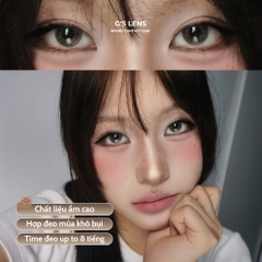 Kính áp tròng 6 tháng SMOOTHIE GRAY màu xám băng tự nhiên giãn tròng nhỏ GTRENDY - MCK1