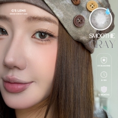 Kính áp tròng 6 tháng SMOOTHIE GRAY màu xám băng tự nhiên giãn tròng nhỏ GTRENDY - MCK1