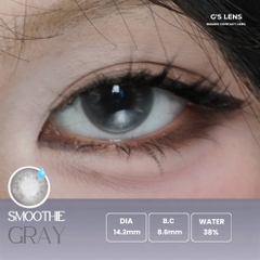 Kính áp tròng 6 tháng SMOOTHIE GRAY màu xám băng tự nhiên giãn tròng nhỏ GTRENDY - MCK1