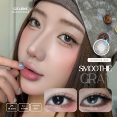 Kính áp tròng 6 tháng SMOOTHIE GRAY màu xám băng tự nhiên giãn tròng nhỏ GTRENDY - MCK1