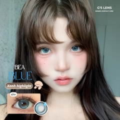 Kính áp tròng 6 tháng BEA BLUE màu xanh dương sáng tây giãn tròng nhỏ GTRENDY - MC38