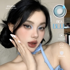 Kính áp tròng 6 tháng BEA BLUE màu xanh dương sáng tây giãn tròng nhỏ GTRENDY - MC38