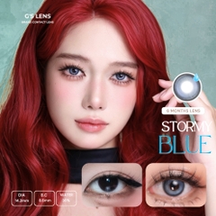 Kính áp tròng 6 tháng STORMY BLUE màu xanh sáng tây giãn tròng nhỏ GTRENDY - MC38