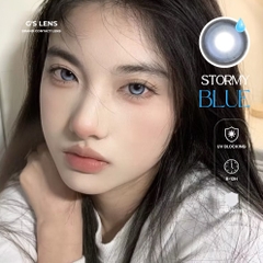 Kính áp tròng 6 tháng STORMY BLUE màu xanh sáng tây giãn tròng nhỏ GTRENDY - MC38