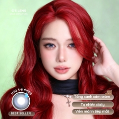 Kính áp tròng 6 tháng STORMY BLUE màu xanh sáng tây giãn tròng nhỏ GTRENDY - MC38