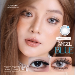 Kính áp tròng 6 tháng ANGEL BLUE màu xám sáng tây giãn tròng nhỏ GTRENDY - MC38